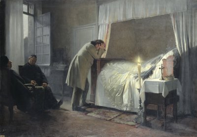 The Death Bed of Madame Bovary by Albert Auguste Fourie